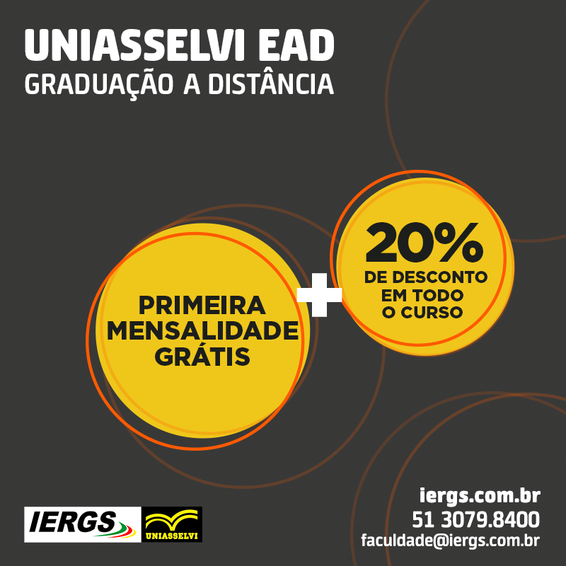 PRORROGADO: graduação com primeira mensalidade grátis e bolsa de ...