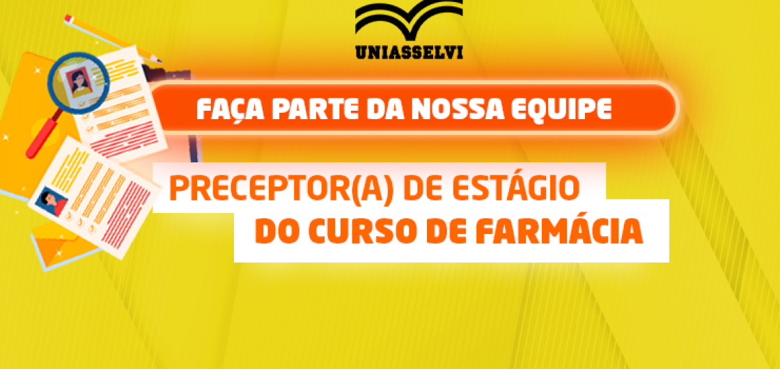 230215 Banner Notícia - Preceptor(a) de estágio do curso de farmácia